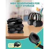 iClever Kids Wired Headphones for K-12 School Bulk 5 Pack HS27