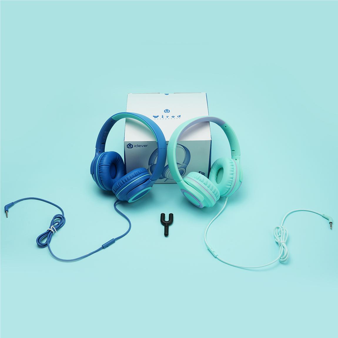 2-Pack iClever Kids Headphones HS22
