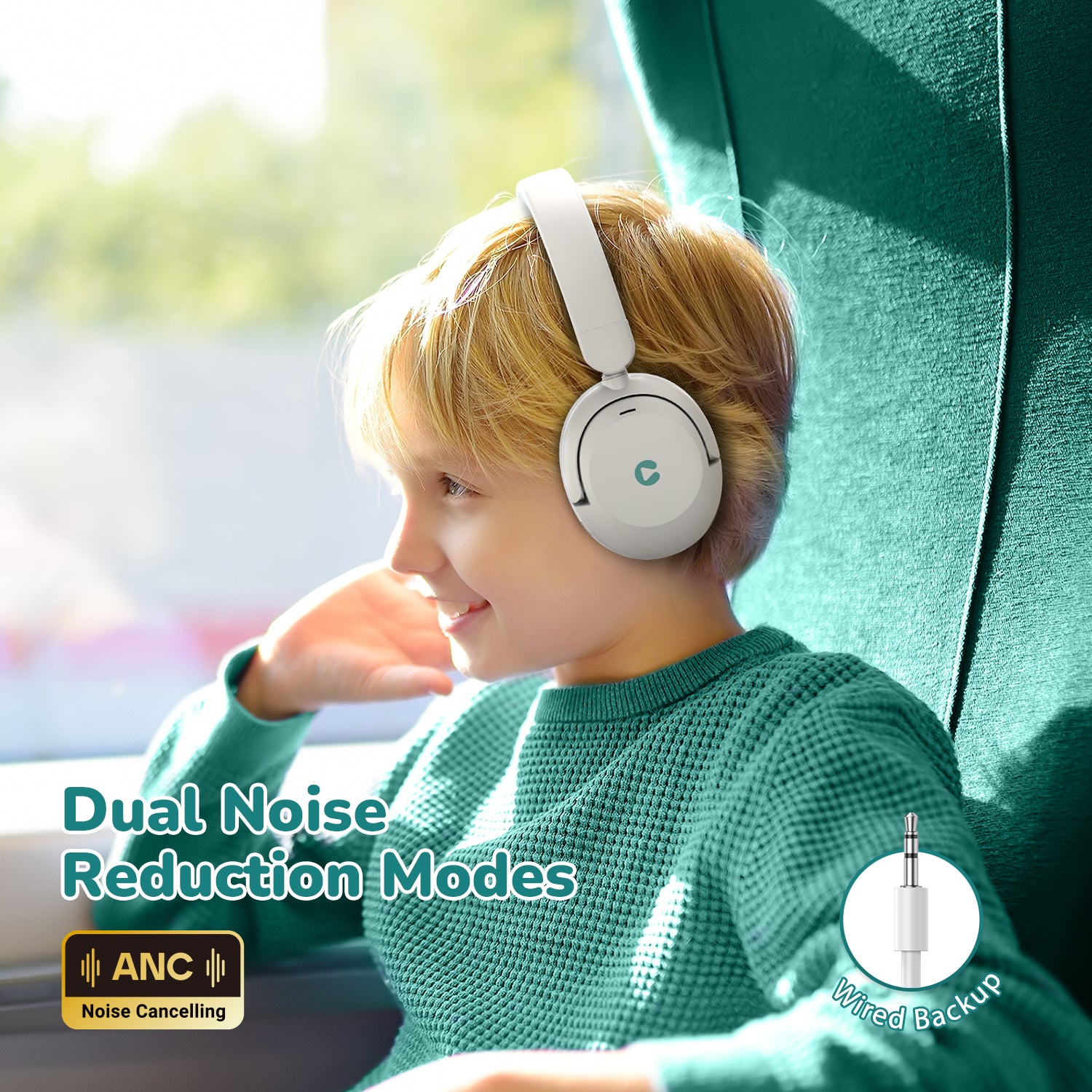 iClever BTH20 Active Noise Cancelling Headphones