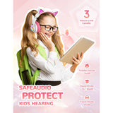 iClever Cat Ear Bluetooth Headphones BTH13