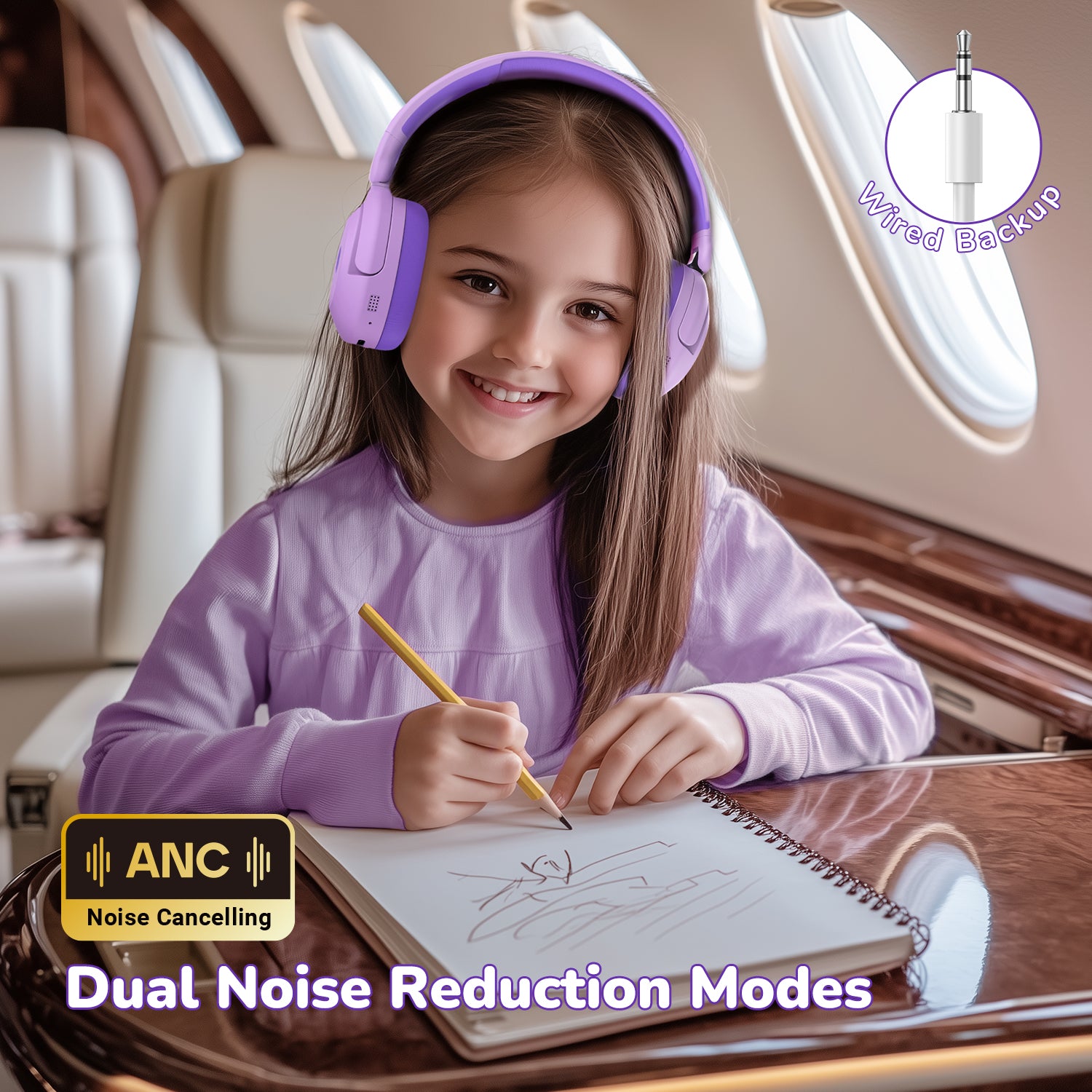 iClever BTH20 Active Noise Cancelling Headphones