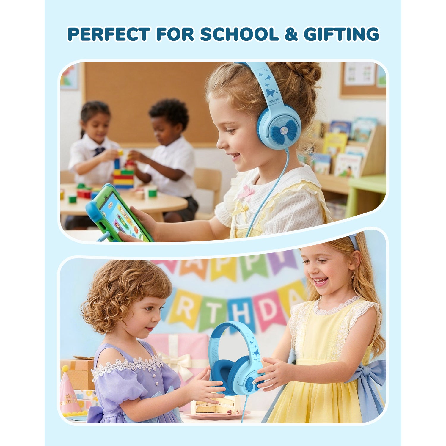 iClever Kids Headphones C371