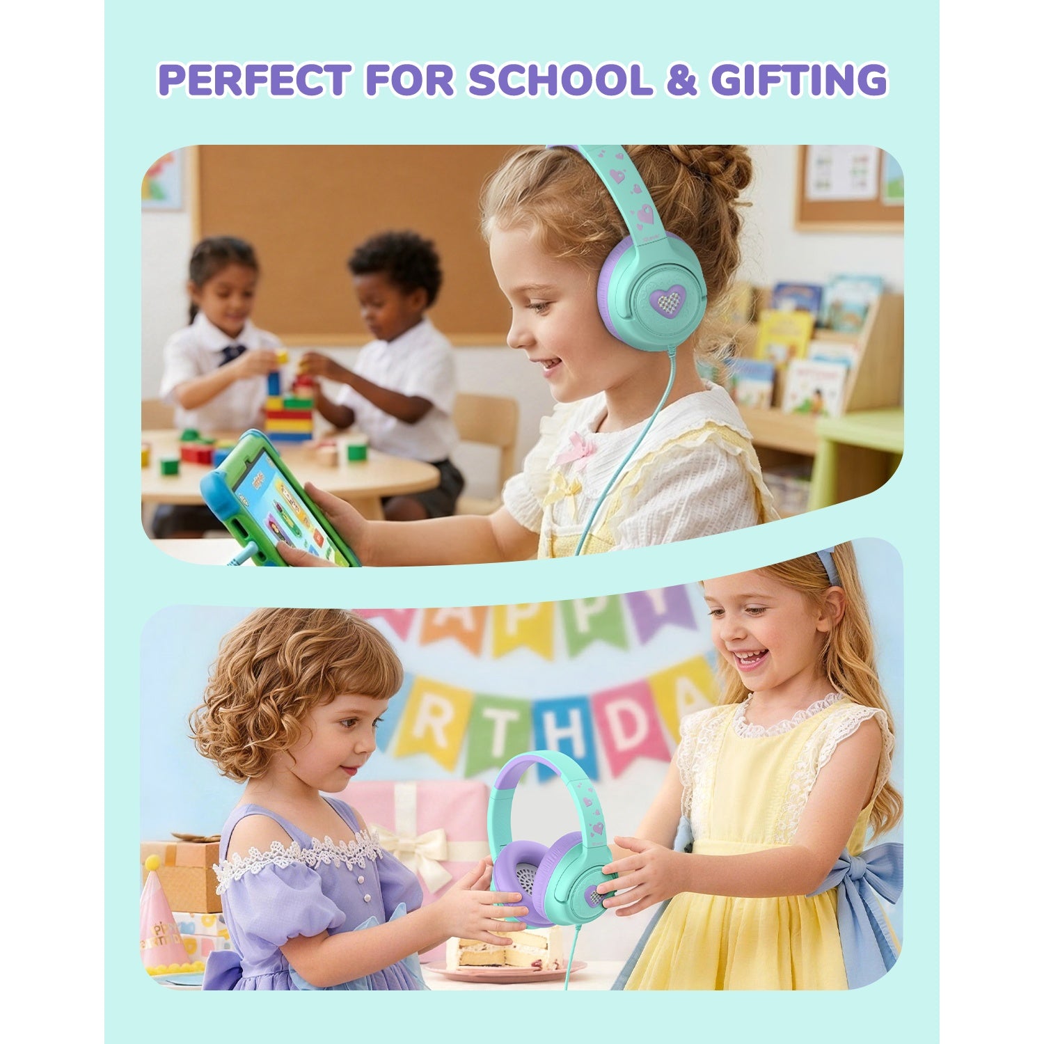 iClever Kids Headphones C371